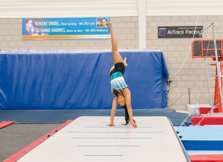 AirBag gymnastics tumbling on AirFloor