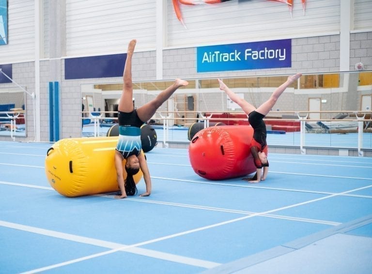 AirTrack Factory AirRoll Gymnastics back handspring